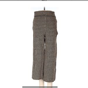Zara Cropped Houndstooth Pant